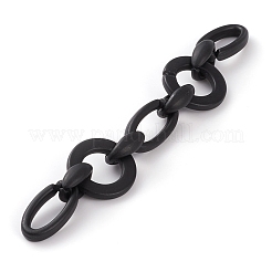 Handmade Opaque Spray Painted Acrylic Link Chains&nbsp;AJEW-JB00869