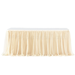 Polyester Table Skirt&nbsp;AJEW-WH20019-110C
