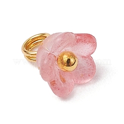 11Pcs Acrylic Flower Pendants&nbsp;PALLOY-JF03584