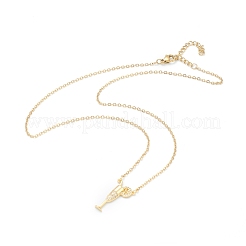 Brass Micro Pave Clear Cubic Zirconia Pendant Necklaces&nbsp;NJEW-F281-03