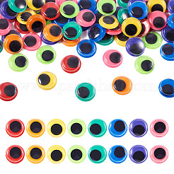 320Pcs 8 Colors Plastic Craft Eye&nbsp;DIY-TA0009-22