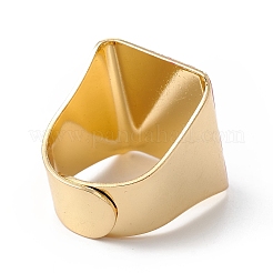 Square Enamel with Evil Eye Wide Band Finger Rings&nbsp;RJEW-A014-02G-05