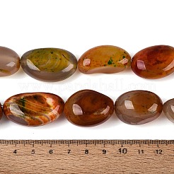 Natural Multi-Color Agate Beads Strands&nbsp;G-Q606-74
