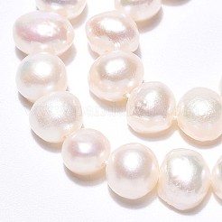 Natural Cultured Freshwater Pearl Beads Strands&nbsp;PEAR-N014-06E-02