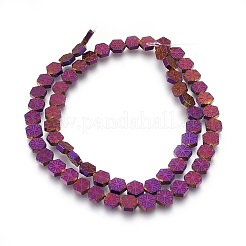 Electroplated Non-magnetic Synthetic Hematite Beads Strands&nbsp;G-P392-G