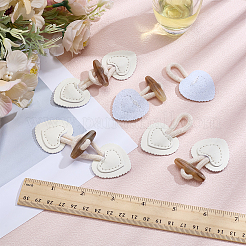 12Pcs Resin & Imitation Leather Toggle Buckle&nbsp;AJEW-PH0006-49A-01