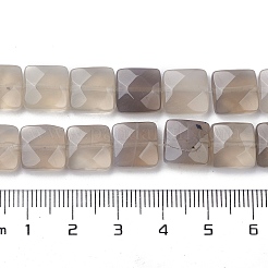 Natural Grey Agate Beads Strands&nbsp;G-K359-B12-01