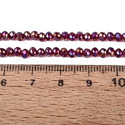 Baking Electroplate Glass Beads Strands&nbsp;DGLA-TAC0003-2mm-02