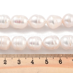 Natural Cultured Freshwater Pearl Beads Strands&nbsp;PEAR-P062-11A