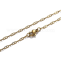304 Stainless Steel Mariner Link Chain Necklaces&nbsp;X-NJEW-P226-03G-05
