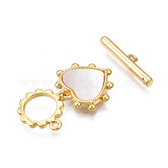 Brass Toggle Clasps&nbsp;KK-N233-145LG