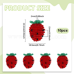 10Pcs Plastic Pendants&nbsp;FIND-FG0003-64