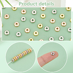 150Pcs 3 Colors Brass Spacer Beads&nbsp;KK-PH0006-57