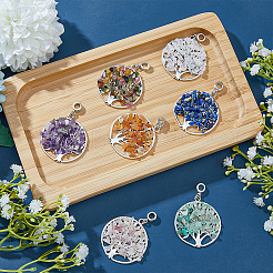 14Pcs 7 Styles Zinc Alloy European Dangle Charms&nbsp;G-FH0001-82