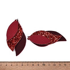 PU Leather Big Pendants&nbsp;FIND-T062-005B