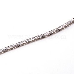 Glass Rhinestone Cords&nbsp;OCOR-WH0065-09