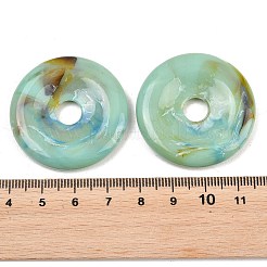 Opaque Acrylic Imitation Jade Pendants&nbsp;OACR-T033-12B
