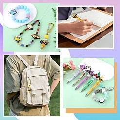 15Pcs Planet PVC Plastic Beads&nbsp;KY-SZ0001-57