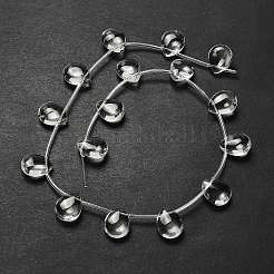 Transparent Glass Beads Strands&nbsp;G-P562-01