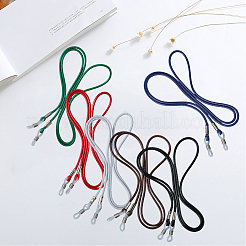 6Pcs 6 Colors Waxed Cord Eyeglasses Chains&nbsp;AJEW-CN0004-79B