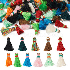 110Pcs 11 Colors Polyester Tassel Pendants&nbsp;FIND-TA0002-44