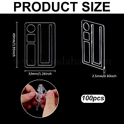 100Pcs Acrylic Thread Winding Boards&nbsp;TOOL-PH0001-99