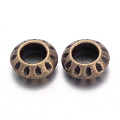 Tibetan Style Alloy European Beads&nbsp;TIBEB-EAA386Y-AB-FF