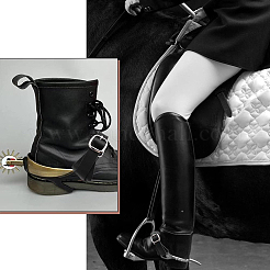 4Pcs Alloy Leather Shoelace Bands&nbsp;FIND-GF0009-28A