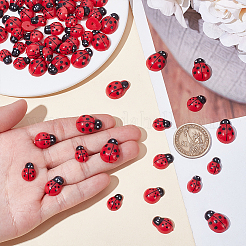 160Pcs 3 Styles Plastic Simulation Ladybug&nbsp;AJEW-WR0002-74