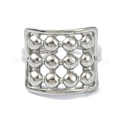 304 Stainless Steel Cuff Rings for Women&nbsp;RJEW-M019-50P