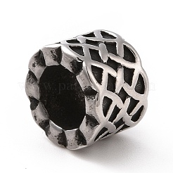 304 Stainless Steel European Beads&nbsp;STAS-M301-17AS