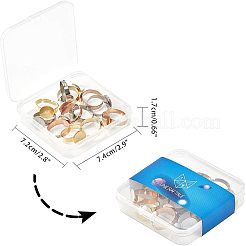 Adjustable 304 Stainless Steel Finger Rings Components&nbsp;STAS-UN0004-22