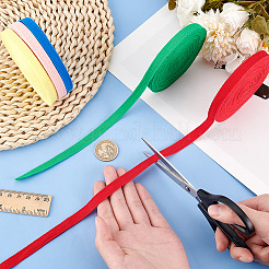 45 Yards 5 Colors Flat Polycotton Twill Tape Ribbon&nbsp;OCOR-PH0002-81B