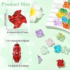 100Pcs 11 Colors Handmade Lampwork & Beads&nbsp;LAMP-CJ0002-89