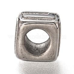 Tarnish Resistant 304 Stainless Steel European Beads&nbsp;OPDL-L020-001L