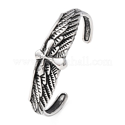 Retro 316 Surgical Stainless Steel Cuff Bangles&nbsp;BJEW-C142-12AS