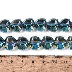 Electroplate Transparent Glass Beads Strands&nbsp;EGLA-B012-AB18