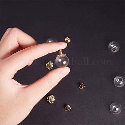 Glass Bottle Pendant Makings Sets&nbsp;DIY-PH0020-47LG