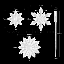 Christmas Snowflake Silicone Pendant Molds&nbsp;DIY-LS0003-06