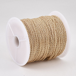 Soldered Brass Covered Iron Rope Chains&nbsp;CH-S125-07A-LG