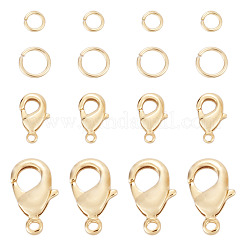 16Pcs 2 Styles Brass Lobster Claw Clasps&nbsp;KK-TA0009-17