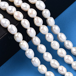 Natural Cultured Freshwater Pearl Beads Strands&nbsp;PEAR-N012-05O