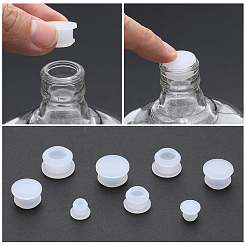 24Pcs 4 Style Silicone Bottle Seal Plug&nbsp;AJEW-GF0008-11C