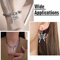 20Pcs 5 Colors Alloy Rhinestone Pendants&nbsp;FIND-CJ0005-88