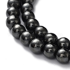 Non-Magnetic Synthetic Hematite Beads Strands&nbsp;G-H1624-4mm-AB