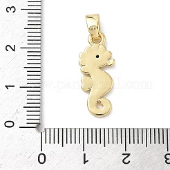 Brass Micro Pave Cubic Zirconia Pendants&nbsp;KK-K368-55G