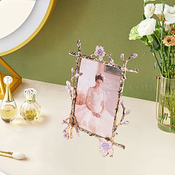 Aluminum Alloy Enamel Photo Frame Stand&nbsp;AJEW-WH0460-115G