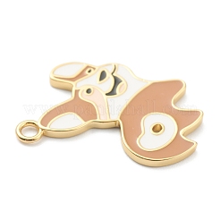 Brass Enamel Pendants&nbsp;KK-H755-02G
