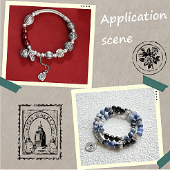 100Pcs 10 Styles Alloy European Beads&nbsp;FIND-SP0003-96