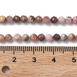 Natural Rhodonite Beads Strands&nbsp;G-L651-C13-3.8mm